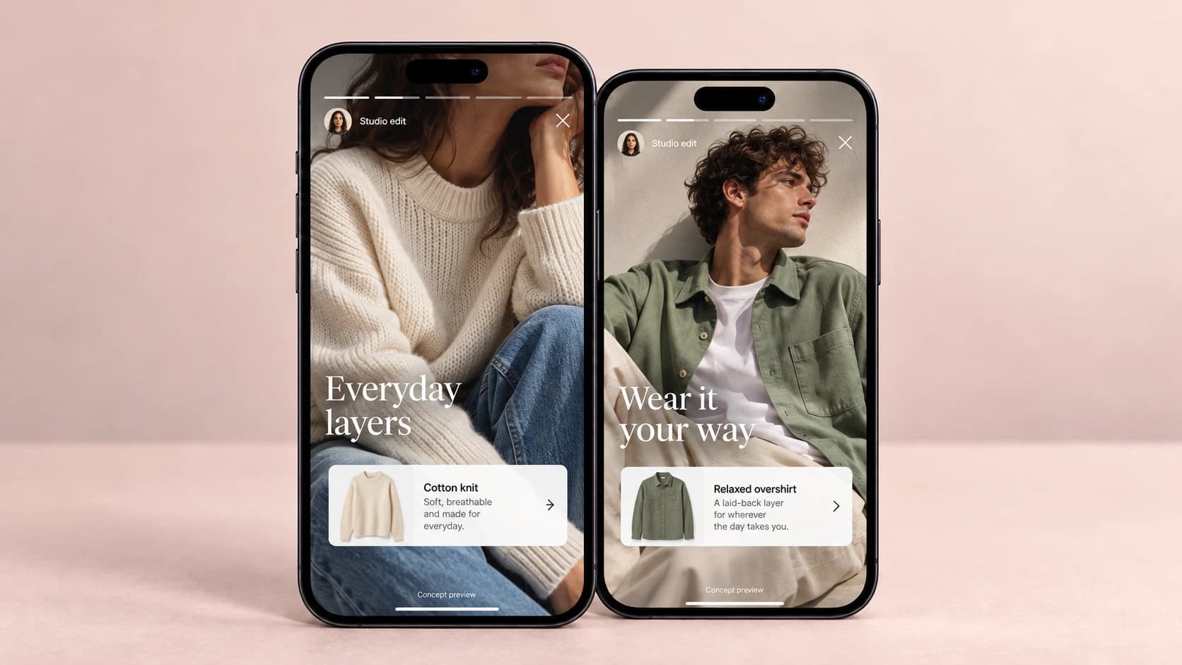 Shoppable stories project cover
